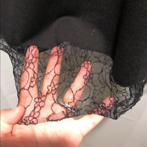 NWOT Morning Lavender Black Lace Detail Dress - Picture 5 of 7